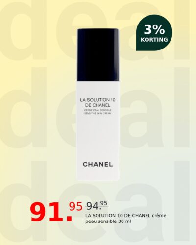 LA SOLUTION 10 DE CHANEL crème peau sensible 30 ml