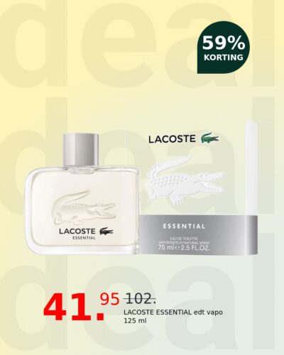 LACOSTE ESSENTIAL edt vapo 125 ml