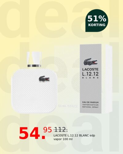 LACOSTE L.12.12 BLANC edp vapor 100 ml