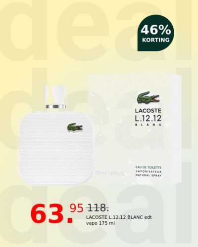 LACOSTE L.12.12 BLANC edt vapo 175 ml