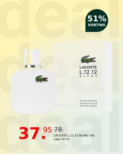 LACOSTE L.12.12 BLANC edt vapo 50 ml