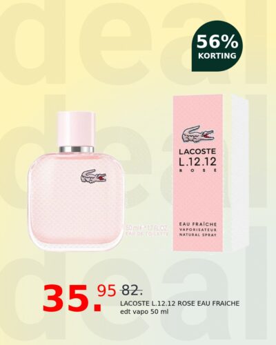 LACOSTE L.12.12 ROSE EAU FRAICHE edt vapo 50 ml
