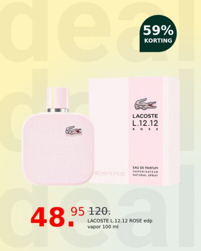 LACOSTE L.12.12 ROSE edp vapor 100 ml
