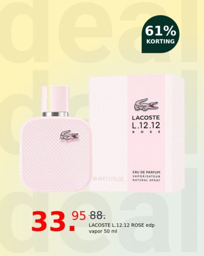 LACOSTE L.12.12 ROSE edp vapor 50 ml