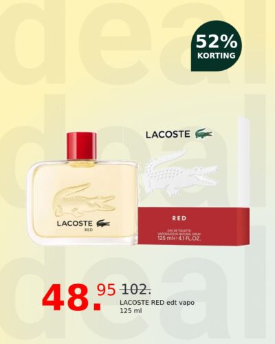 LACOSTE RED edt vapo 125 ml