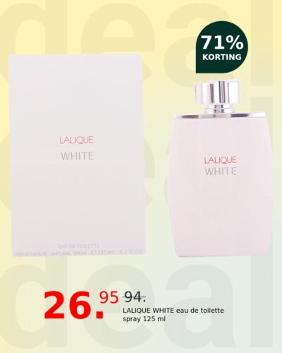 LALIQUE WHITE eau de toilette spray 125 ml