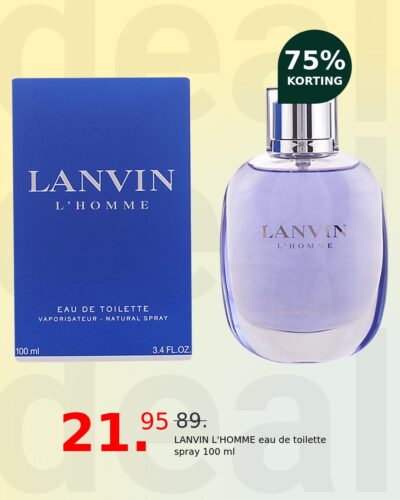 LANVIN L'HOMME eau de toilette spray 100 ml