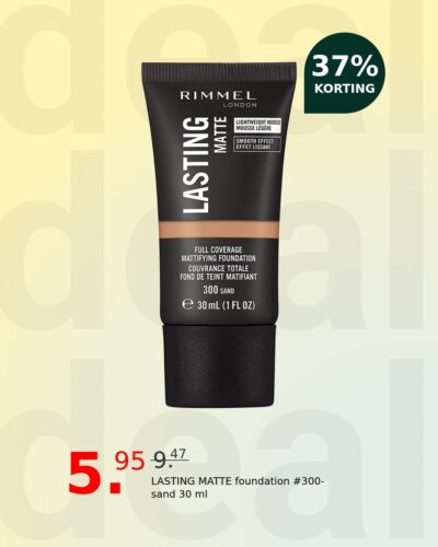 LASTING MATTE foundation #300-sand 30 ml