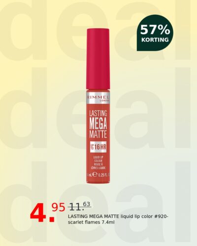 LASTING MEGA MATTE liquid lip color #920-scarlet flames 7.4ml