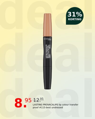 LASTING PROVACALIPS lip colour transfer proof #115-best undressed