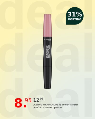 LASTING PROVACALIPS lip colour transfer proof #220-come up roses