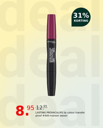 LASTING PROVACALIPS lip colour transfer proof #440-maroon swoon
