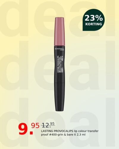 LASTING PROVOCALIPS lip colour transfer proof #400-grin & bare it 2,3 ml