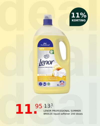 LENOR PROFESSIONAL SUMMER BREEZE liquid softener 200 doses