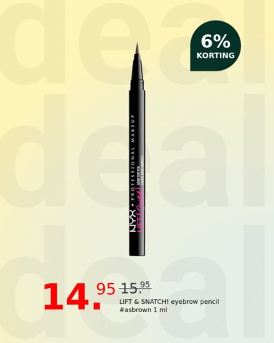 LIFT & SNATCH! eyebrow pencil #asbrown 1 ml