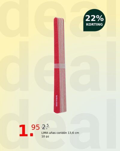 LIMA uñas coridón 13,6 cm 10 pz