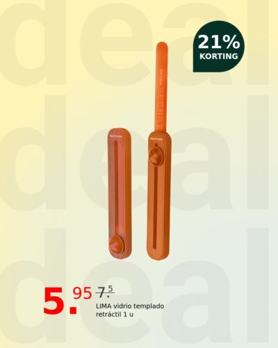LIMA vidrio templado retráctil 1 u