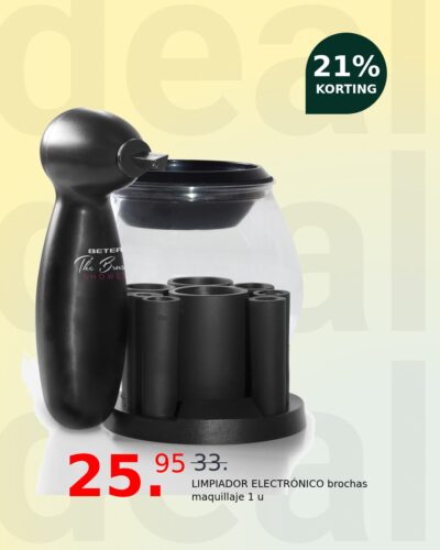 LIMPIADOR ELECTRÓNICO brochas maquillaje 1 u