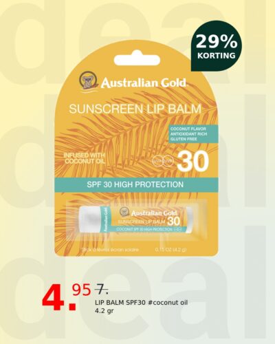 LIP BALM SPF30 #coconut oil 4.2 gr