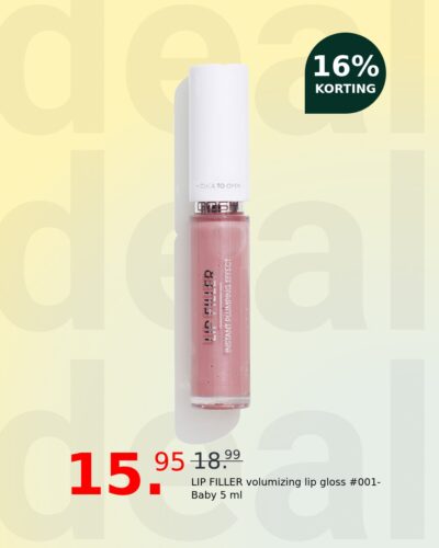 LIP FILLER volumizing lip gloss #001-Baby 5 ml
