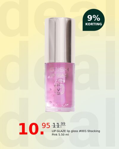LIP GLAZE lip gloss #001-Shocking Pink 5.50 ml