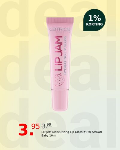 LIP JAM Moisturizing Lip Gloss #020-Strawrr Baby 10ml