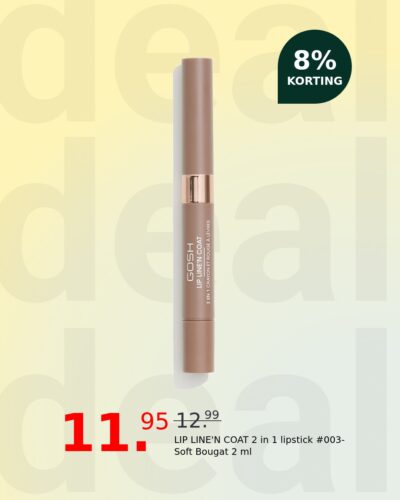 LIP LINE'N COAT 2 in 1 lipstick #003-Soft Bougat 2 ml