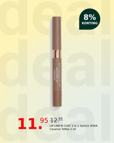 LIP LINE'N COAT 2 in 1 lipstick #004-Caramel Toffee 2 ml
