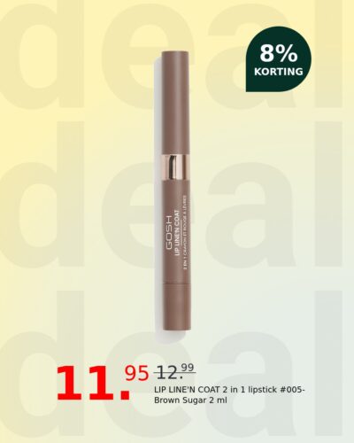 LIP LINE'N COAT 2 in 1 lipstick #005-Brown Sugar 2 ml