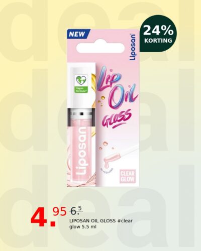 LIPOSAN OIL GLOSS #clear glow 5.5 ml
