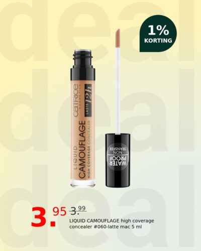 LIQUID CAMOUFLAGE high coverage concealer #060-latte mac 5 ml