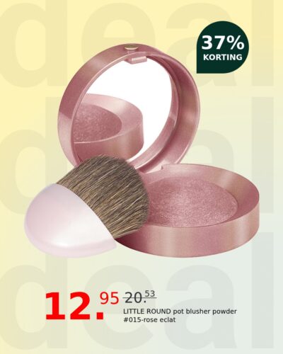LITTLE ROUND pot blusher powder #015-rose eclat