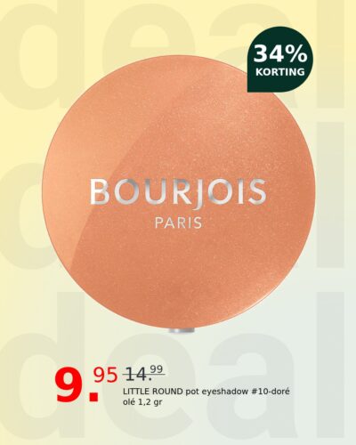 LITTLE ROUND pot eyeshadow #10-doré olé 1,2 gr