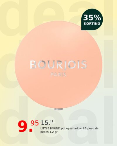 LITTLE ROUND pot eyeshadow #3-peau de peach 1,2 gr