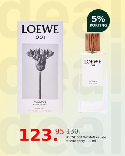 LOEWE 001 WOMAN eau de toilette spray 100 ml