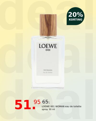 LOEWE 001 WOMAN eau de toilette spray 30 ml