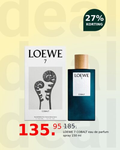 LOEWE 7 COBALT eau de parfum spray 150 ml
