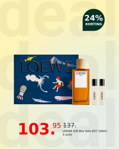 LOEWE Gift Box Solo EDT 100ml 3 units