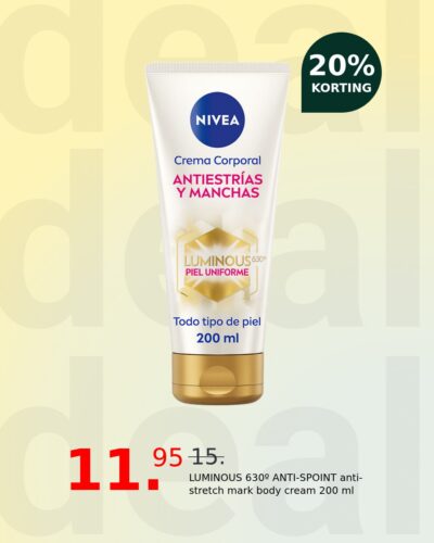 LUMINOUS 630º ANTI-SPOINT anti-stretch mark body cream 200 ml