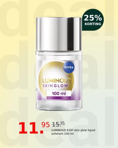 LUMINOUS 630º skin glow liquid exfoliant 100 ml