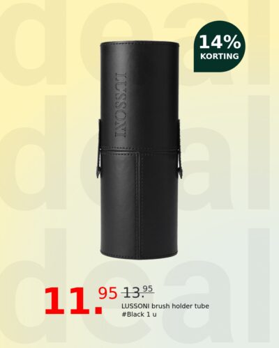 LUSSONI brush holder tube #Black 1 u