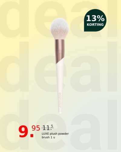 LUXE plush powder brush 1 u