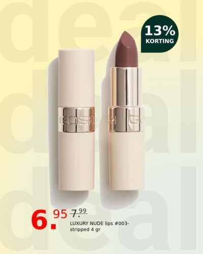 LUXURY NUDE lips #003-stripped 4 gr