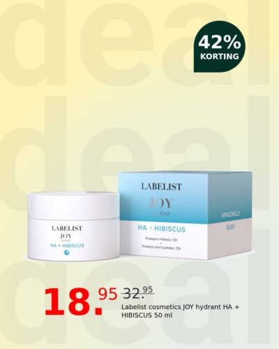 Labelist cosmetics JOY hydrant HA + HIBISCUS 50 ml
