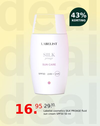 Labelist cosmetics SILK PROAGE fluid sun cream SPF50 50 ml
