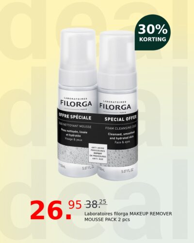 Laboratoires filorga MAKEUP REMOVER MOUSSE PACK 2 pcs