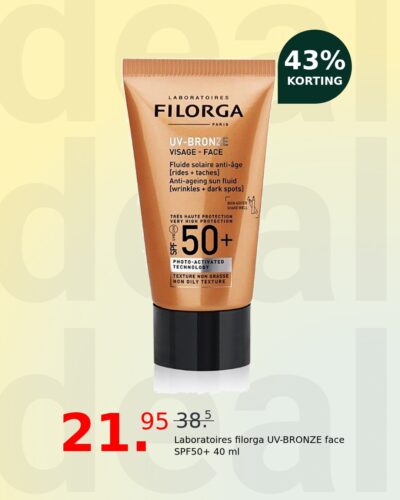 Laboratoires filorga UV-BRONZE face SPF50+ 40 ml