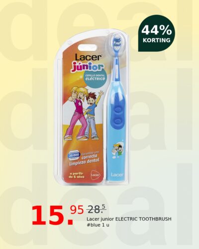 Lacer junior ELECTRIC TOOTHBRUSH #blue 1 u