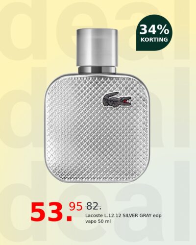 Lacoste L.12.12 SILVER GRAY edp vapo 50 ml