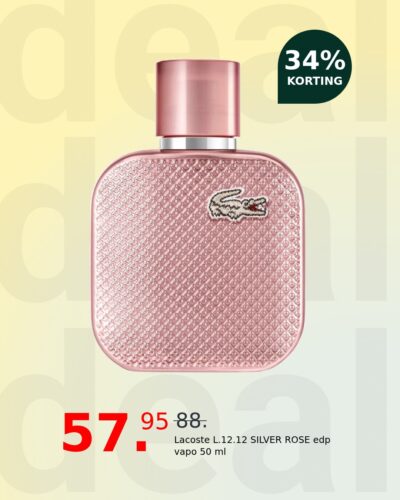 Lacoste L.12.12 SILVER ROSE edp vapo 50 ml